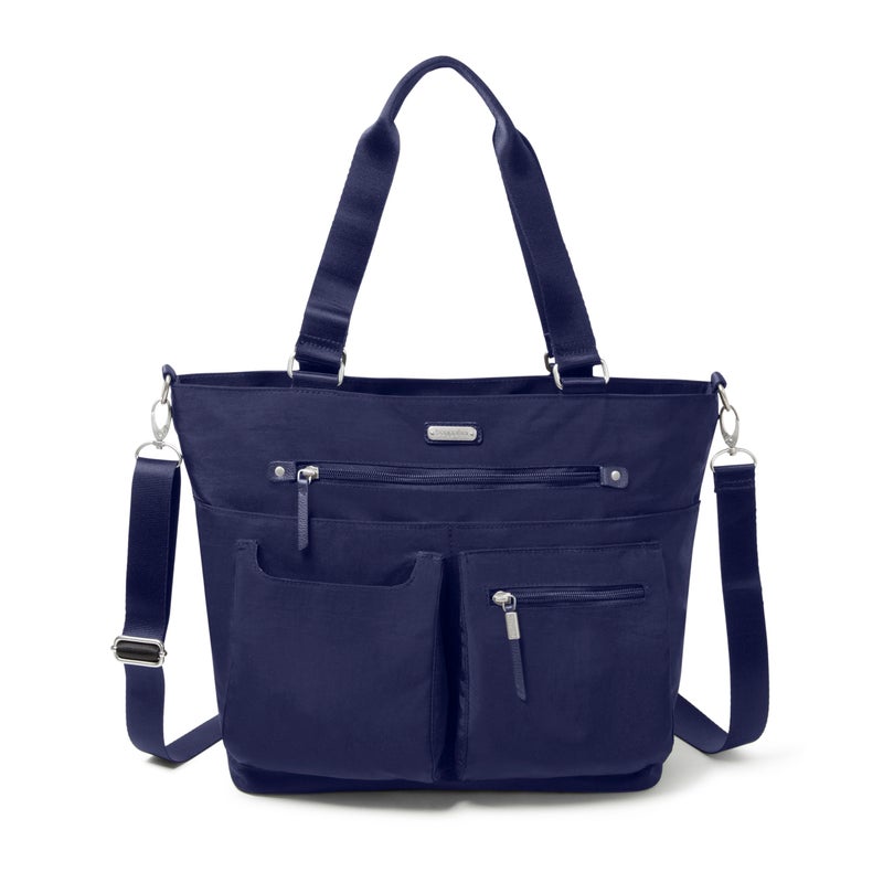 Baggallini Any Day Tote with RFID Phone Wristlet - Adjustable Crossbody Tote Bag for Women - Lightweight Travel Bag - Image 1